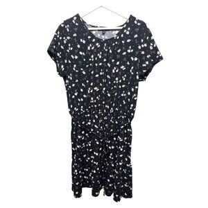 Floral Black Dress (PL)
